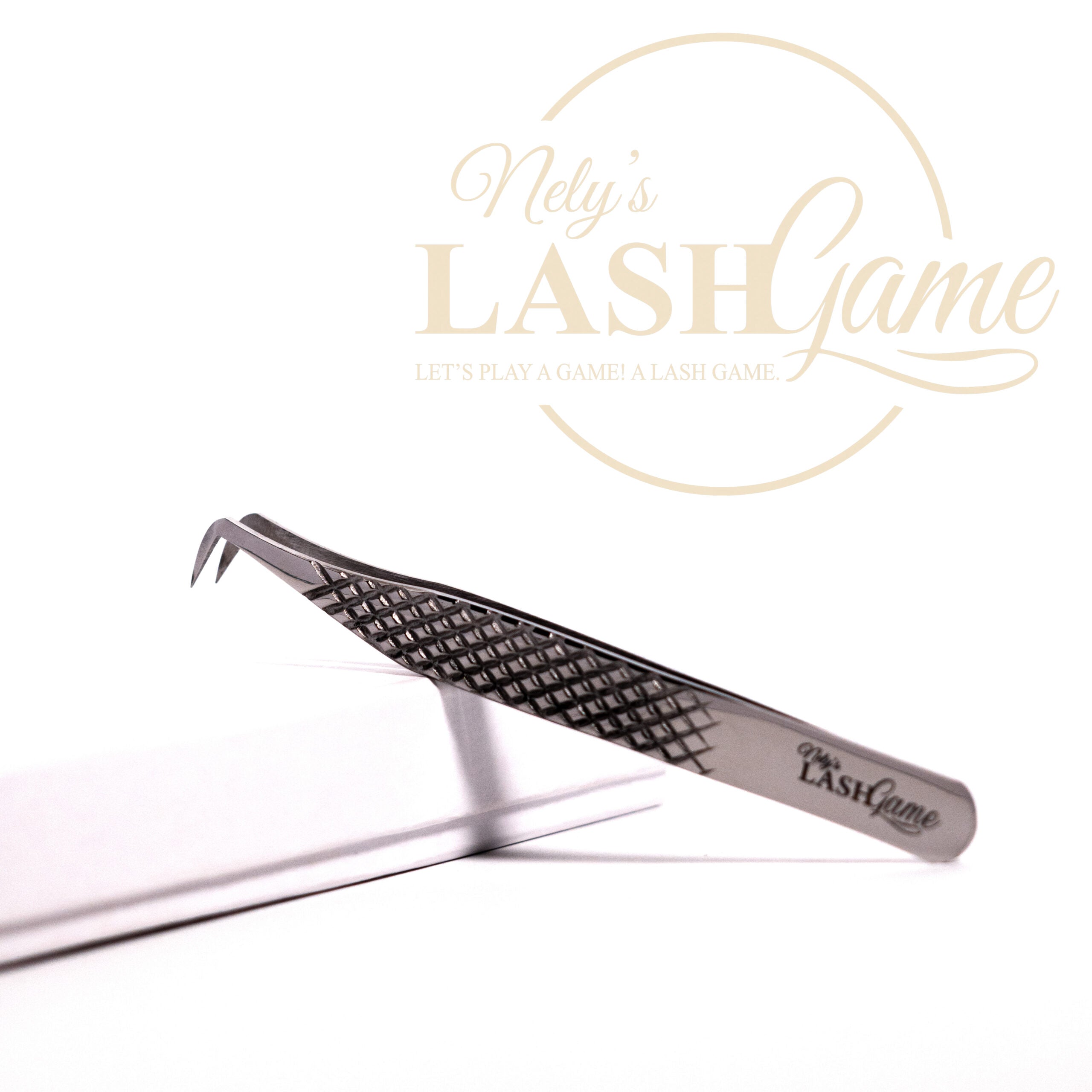 Penseta Volum Silver Texture LG-20